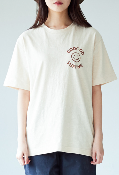 Gooood surfing T-shirts_Oatmeal [40%할인 39,000 -&gt; 23,400]