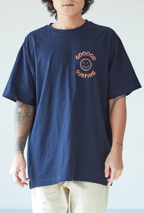 Gooood surfing T-shirts_Navy [40%할인 39,000 -&gt; 23,400]