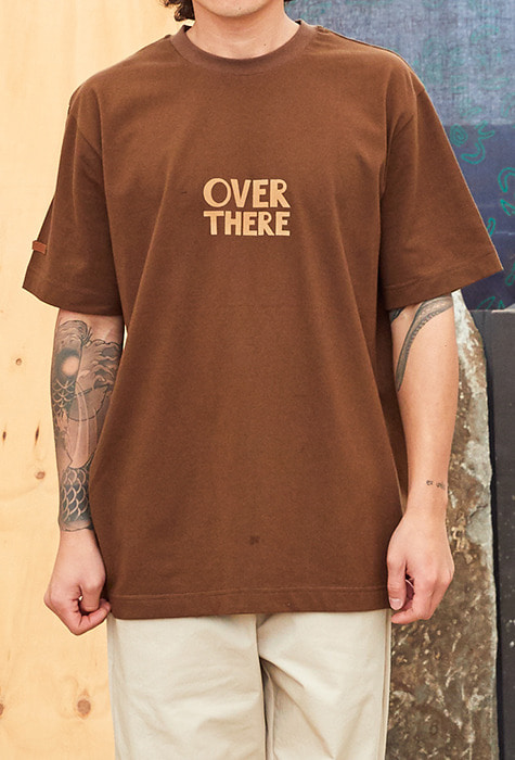 Overthere T-shirts_Brown [40%할인 39,000 -&gt; 23,400]