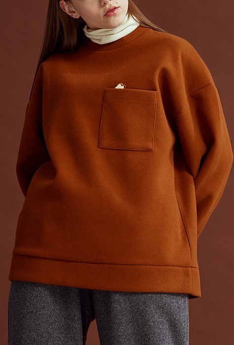 Nuee wool oversize sweatshirts_Camel[50%할인 56000 → 28000]