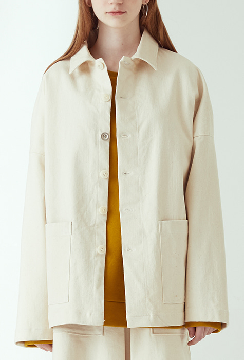 Oversized jacket_Ivory[50%할인 98,000 → 49,000]